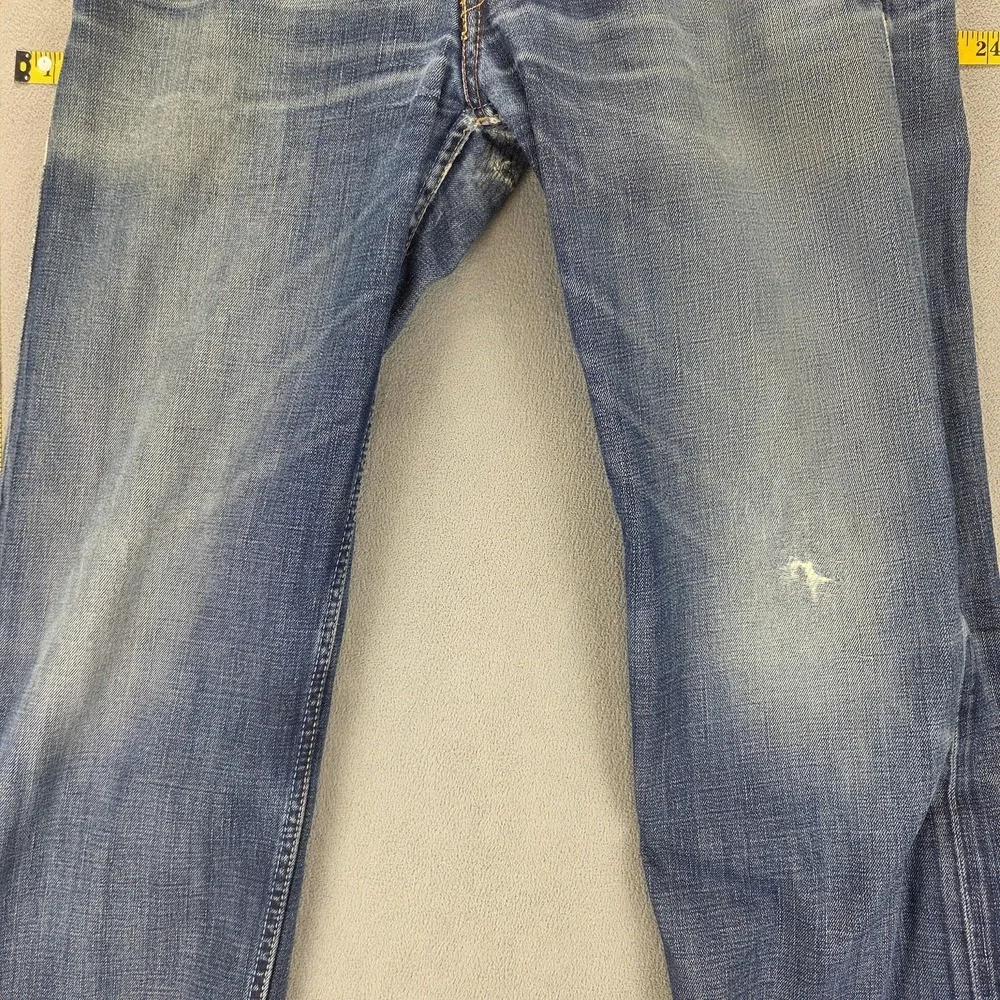Vintage Levis Engineered Jeans Mens 33x34 Blue Buckle Back 503 Loose Honeycomb